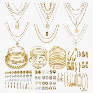 Elegant Gold Jewelry Set for Women